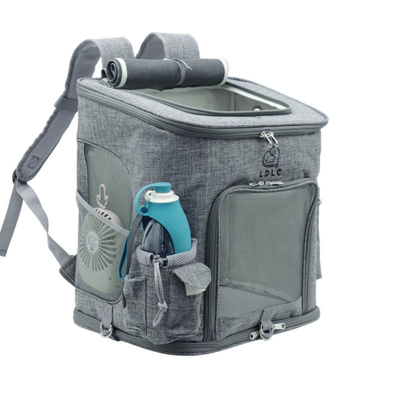 Bolso sobredimensionado tamaño L para gatos bolso plegable para mascotas en bandolera Mochila Doblable para Mascotas de Tamaño L en Color Gris A partir de 12 unidades