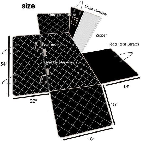 Alfombrilla de coche trasera para mascotas perro A partir de 12 unidades