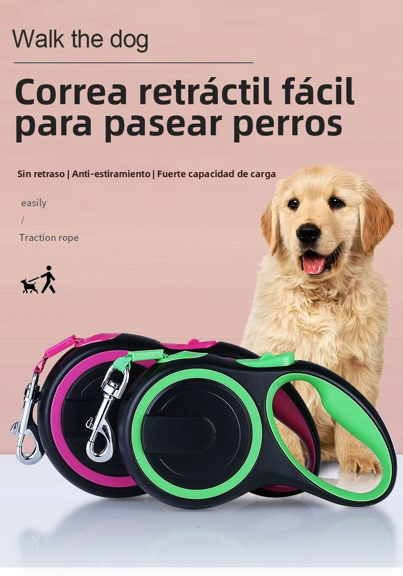 Correa retráctil de nylon para mascotas A partir de 12 unidades