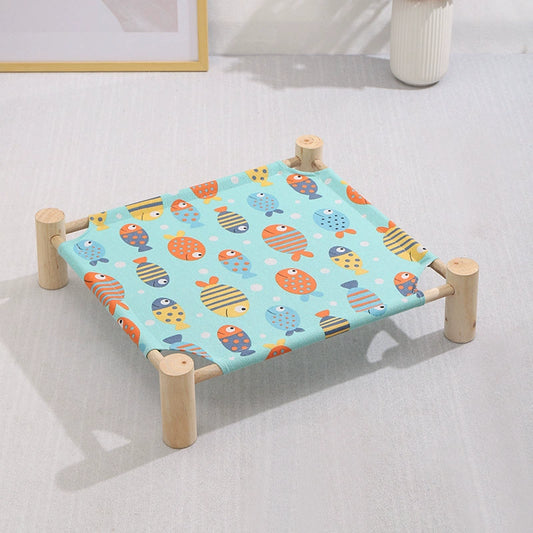 Cama de marcha para mascotas Cama para perros Cama para gatos universal para todas las estaciones Perrera de verano extraíble Suministros para mascotas