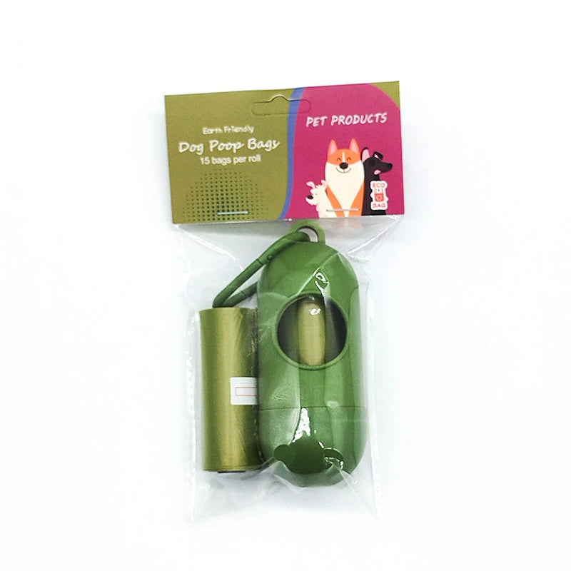 Bolsa Desechable para Residuos de Mascotas Cápsula Portátil Cápsula Portátil de Bolsas de Desechos para Mascotas Desechables Verde Oscuro A partir de 12 unidades