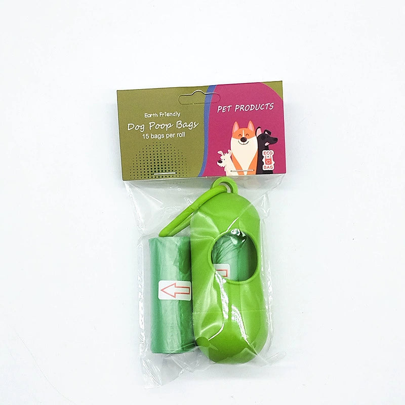 Bolsa Desechable para Residuos de Mascotas Cápsula Portátil Cápsula Portátil de Bolsas de Desechos para Mascotas Desechables Verde Manzana A partir de 12 unidades