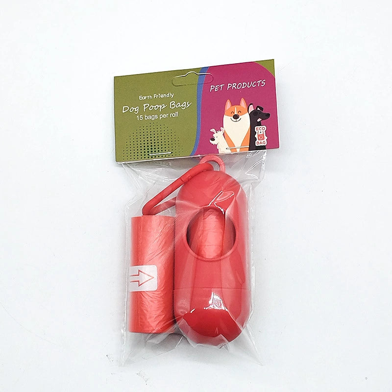 Bolsa Desechable para Residuos de Mascotas Cápsula Portátil Cápsula Portátil de Bolsas de Desechos para Mascotas Desechables Rojas A partir de 12 unidades