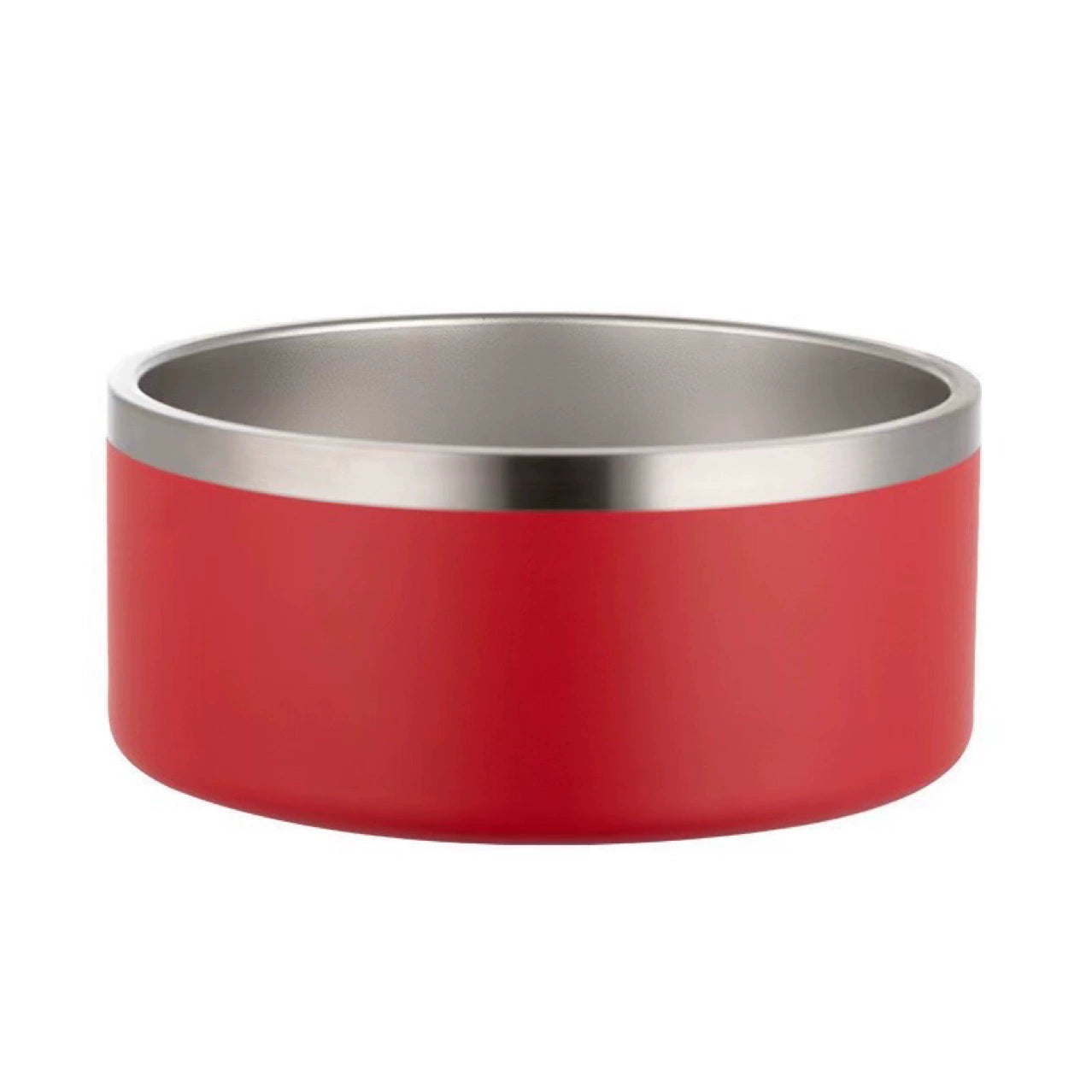 Comedero de acero inoxidable Rojo A partir de 12 unidades