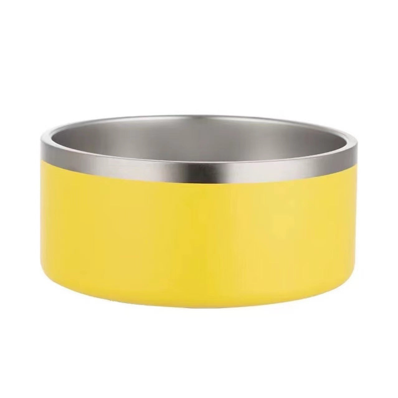 Comedero de acero inoxidable Amarillo A partir de 12 unidades