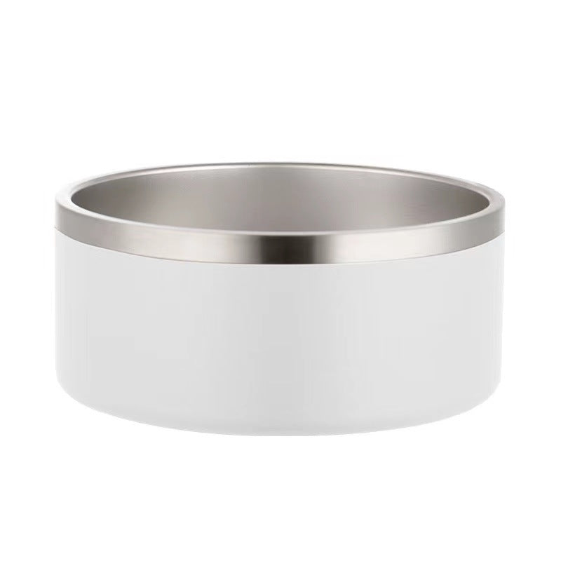 Comedero de acero inoxidable Blanco A partir de 12 unidades